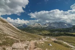 Alta via mountain landscape