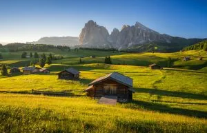 The picture-perfect Seiser Alm plateau
